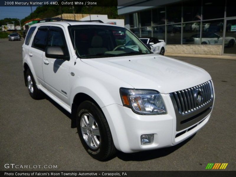 Oxford White / Stone 2008 Mercury Mariner V6 4WD