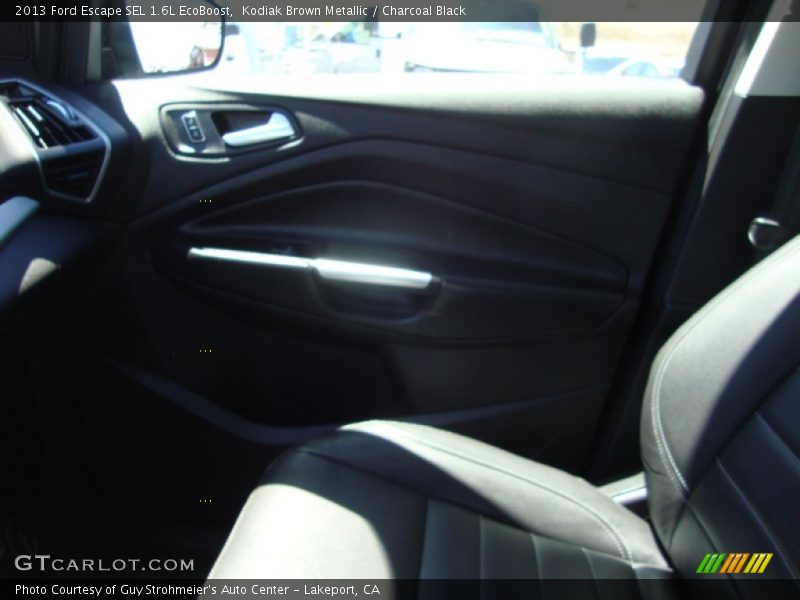 Kodiak Brown Metallic / Charcoal Black 2013 Ford Escape SEL 1.6L EcoBoost