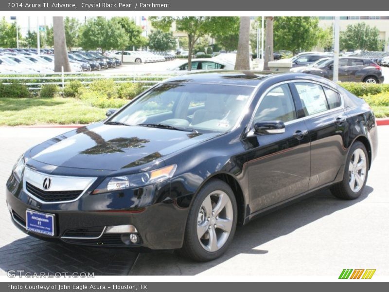 Crystal Black Pearl / Parchment 2014 Acura TL Advance