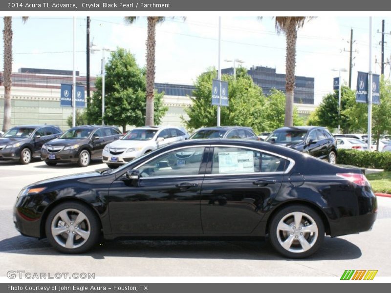Crystal Black Pearl / Parchment 2014 Acura TL Advance