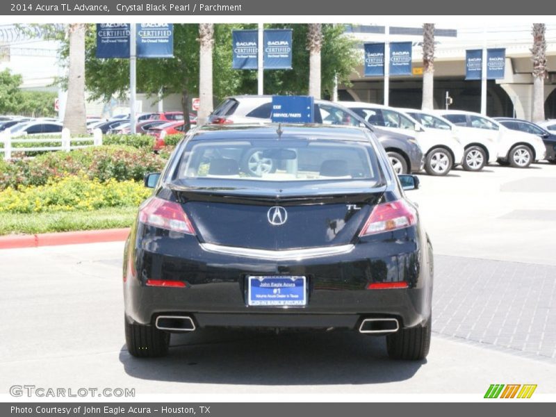 Crystal Black Pearl / Parchment 2014 Acura TL Advance