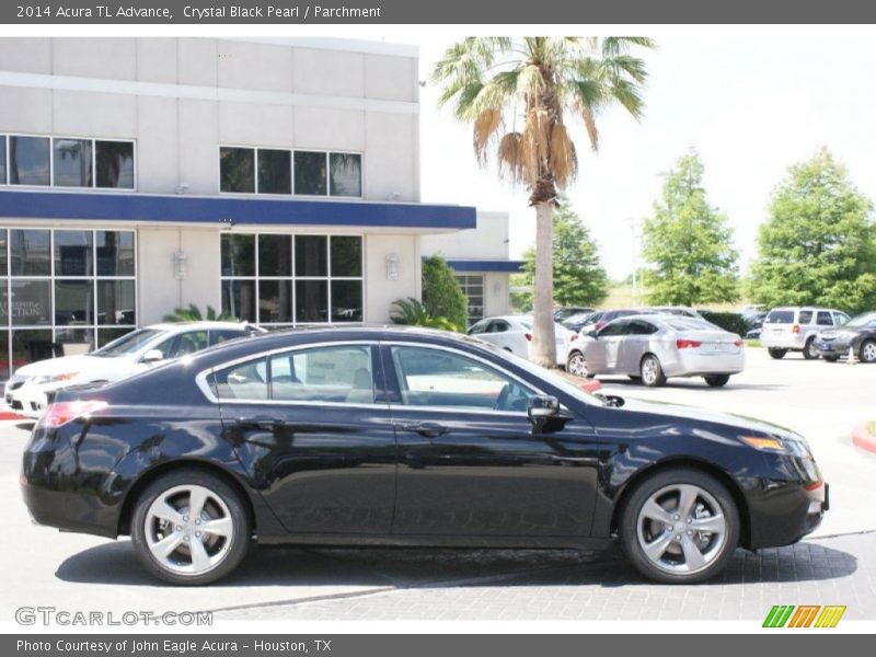Crystal Black Pearl / Parchment 2014 Acura TL Advance