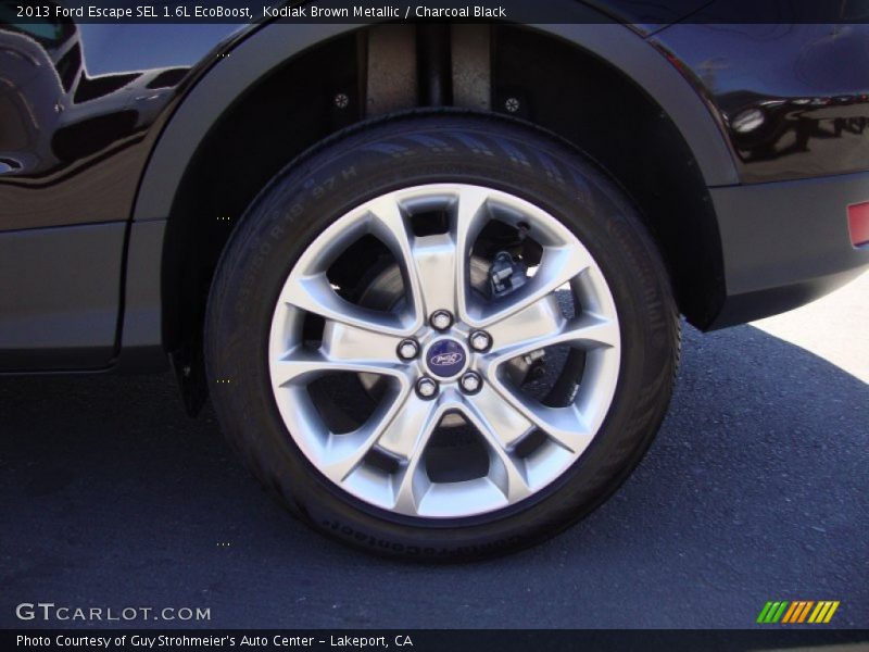 Kodiak Brown Metallic / Charcoal Black 2013 Ford Escape SEL 1.6L EcoBoost