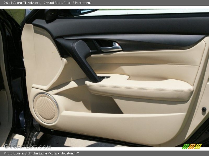 Crystal Black Pearl / Parchment 2014 Acura TL Advance