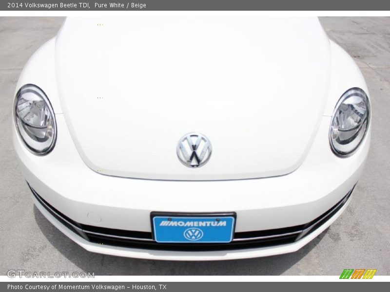 Pure White / Beige 2014 Volkswagen Beetle TDI