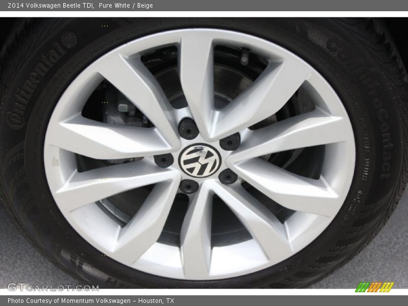 Pure White / Beige 2014 Volkswagen Beetle TDI