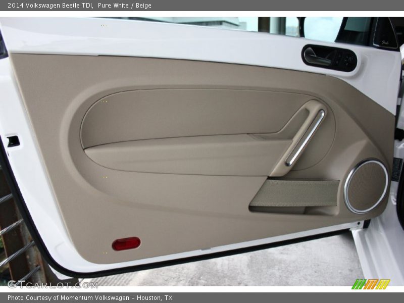 Pure White / Beige 2014 Volkswagen Beetle TDI