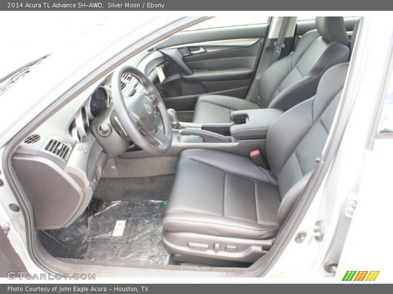 Silver Moon / Ebony 2014 Acura TL Advance SH-AWD