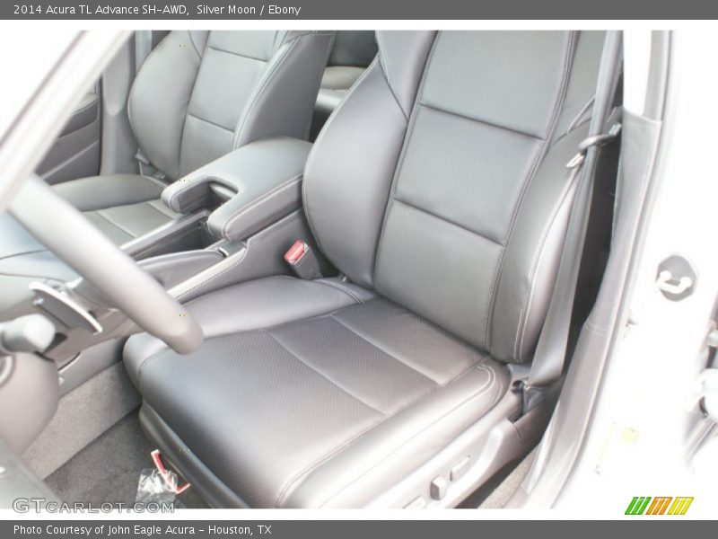 Silver Moon / Ebony 2014 Acura TL Advance SH-AWD