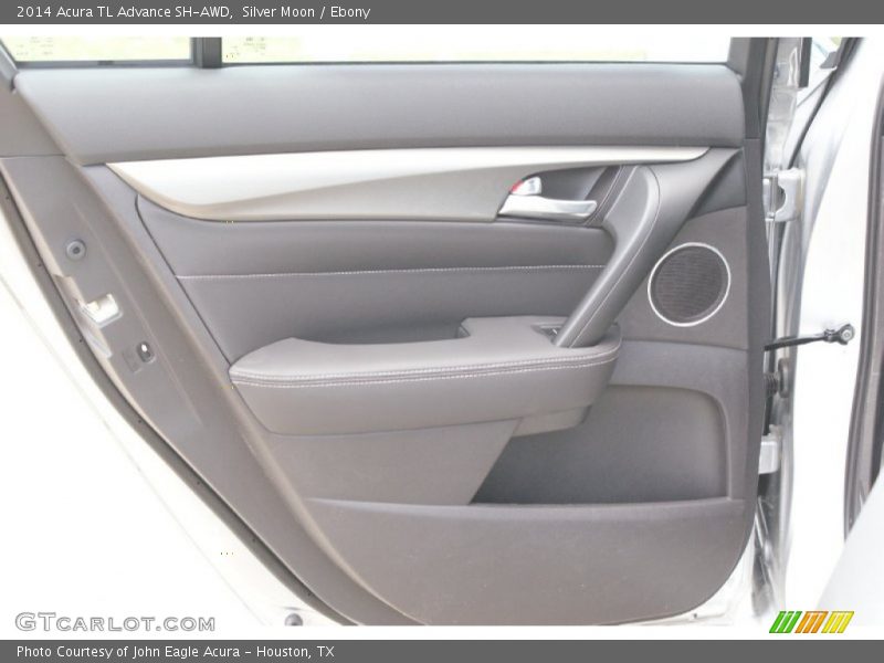 Silver Moon / Ebony 2014 Acura TL Advance SH-AWD