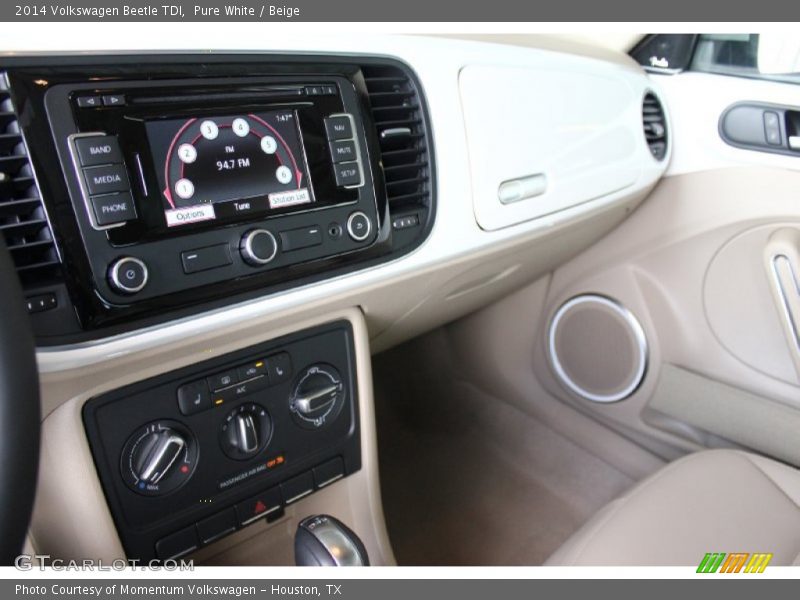 Pure White / Beige 2014 Volkswagen Beetle TDI