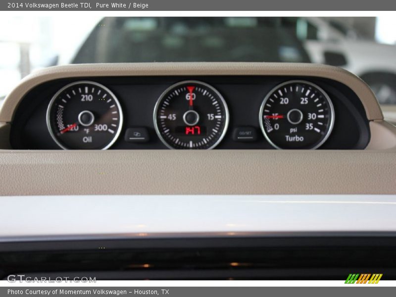 Pure White / Beige 2014 Volkswagen Beetle TDI