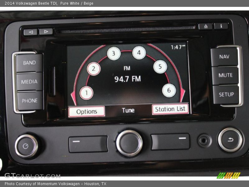 Pure White / Beige 2014 Volkswagen Beetle TDI
