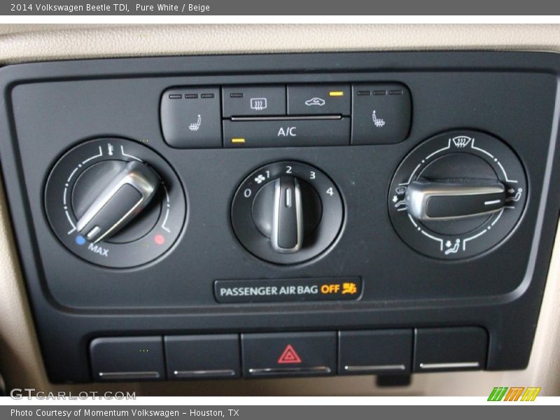 Pure White / Beige 2014 Volkswagen Beetle TDI