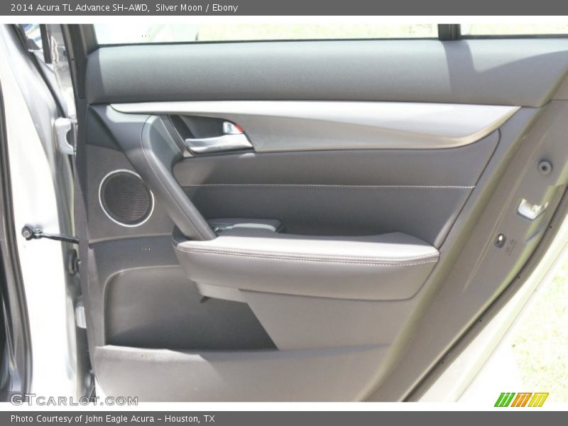 Silver Moon / Ebony 2014 Acura TL Advance SH-AWD