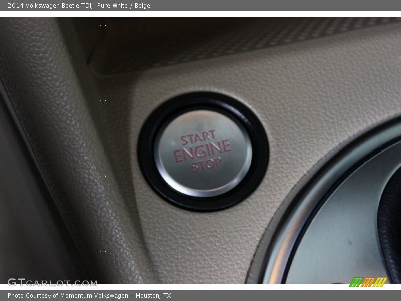 Pure White / Beige 2014 Volkswagen Beetle TDI