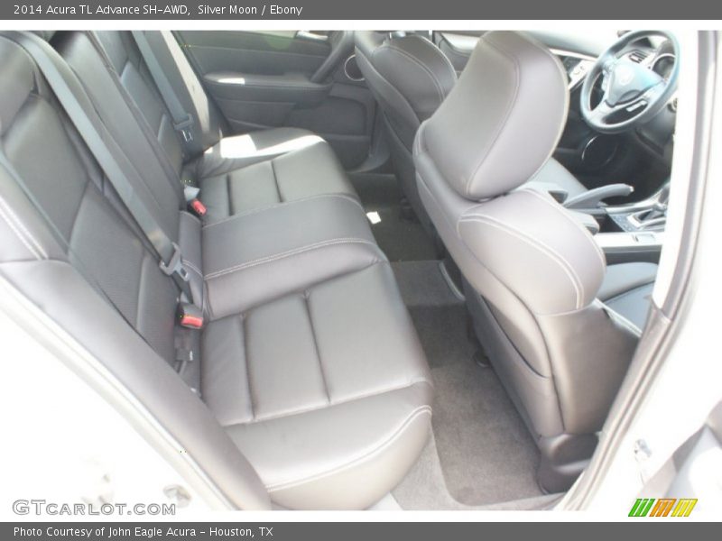 Silver Moon / Ebony 2014 Acura TL Advance SH-AWD