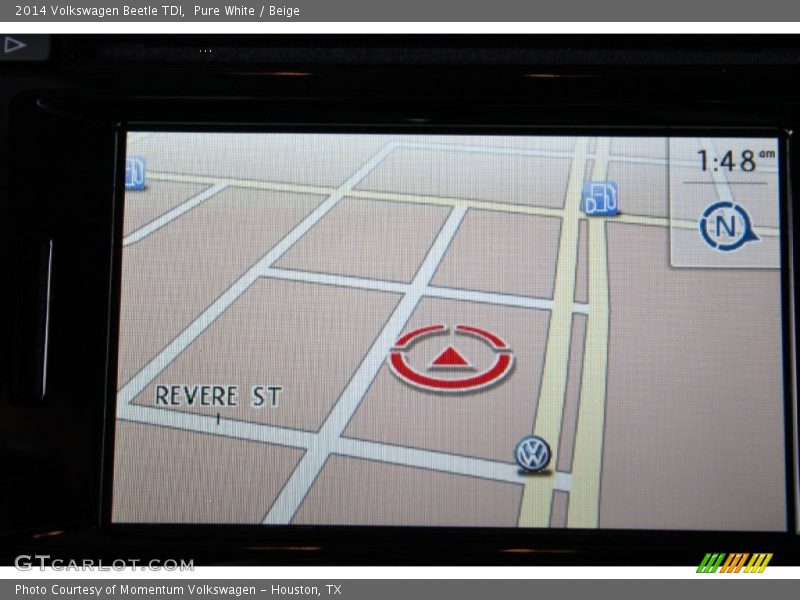 Pure White / Beige 2014 Volkswagen Beetle TDI