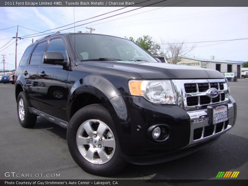Tuxedo Black Metallic / Charcoal Black 2011 Ford Escape Limited 4WD