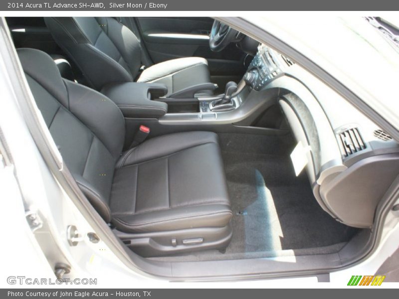 Silver Moon / Ebony 2014 Acura TL Advance SH-AWD