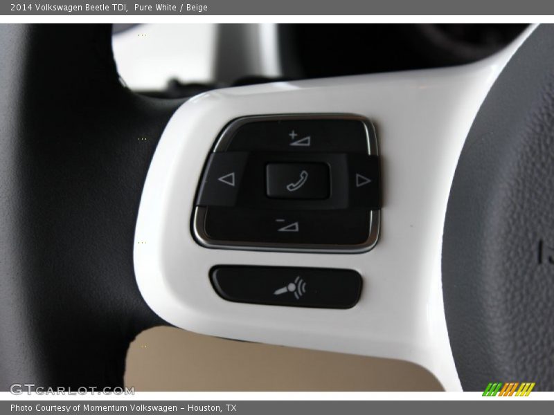 Pure White / Beige 2014 Volkswagen Beetle TDI