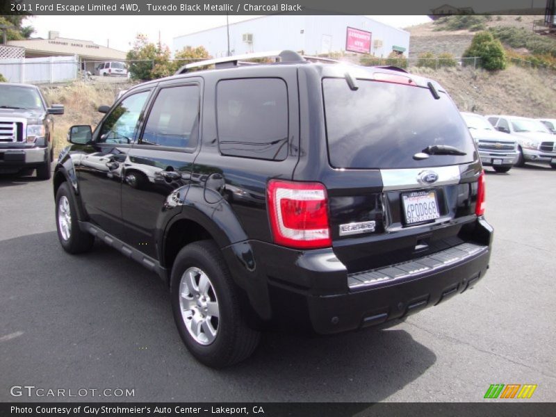 Tuxedo Black Metallic / Charcoal Black 2011 Ford Escape Limited 4WD