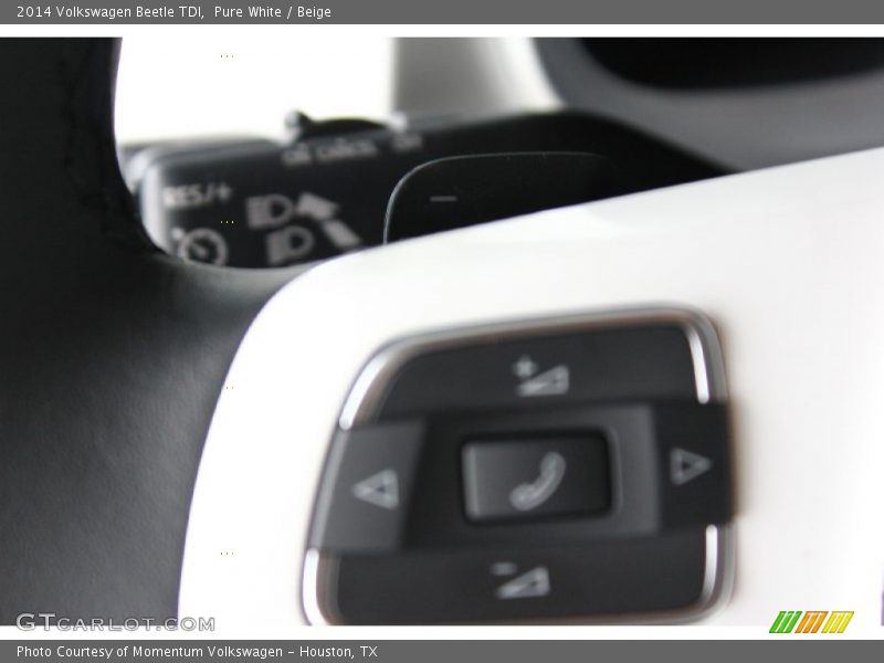 Pure White / Beige 2014 Volkswagen Beetle TDI