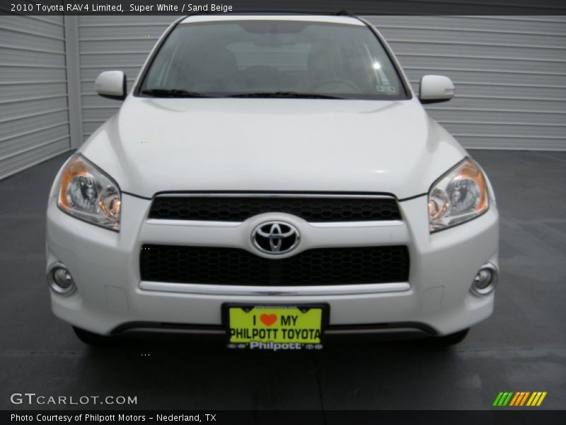 Super White / Sand Beige 2010 Toyota RAV4 Limited