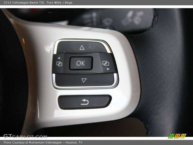 Pure White / Beige 2014 Volkswagen Beetle TDI