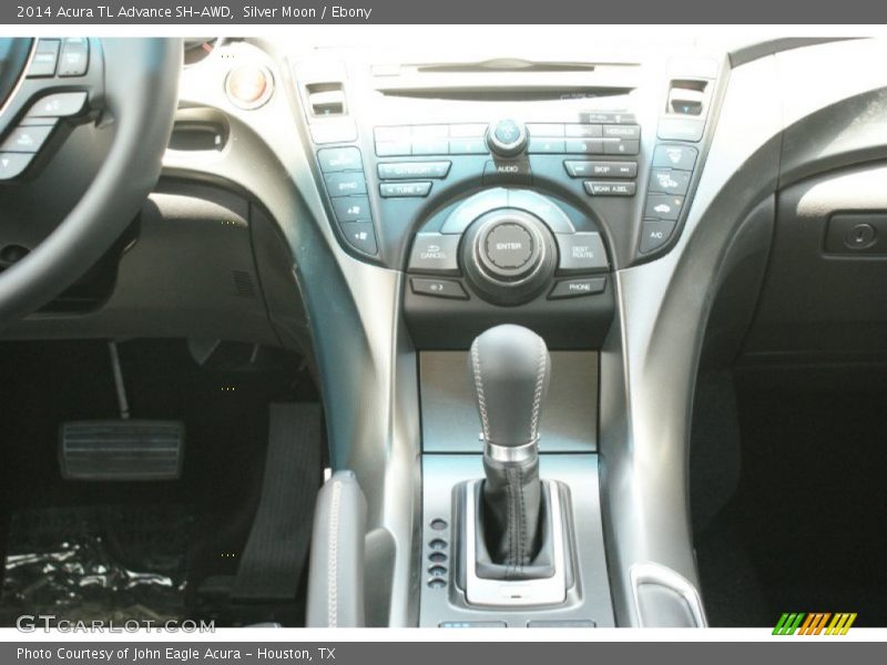 Silver Moon / Ebony 2014 Acura TL Advance SH-AWD