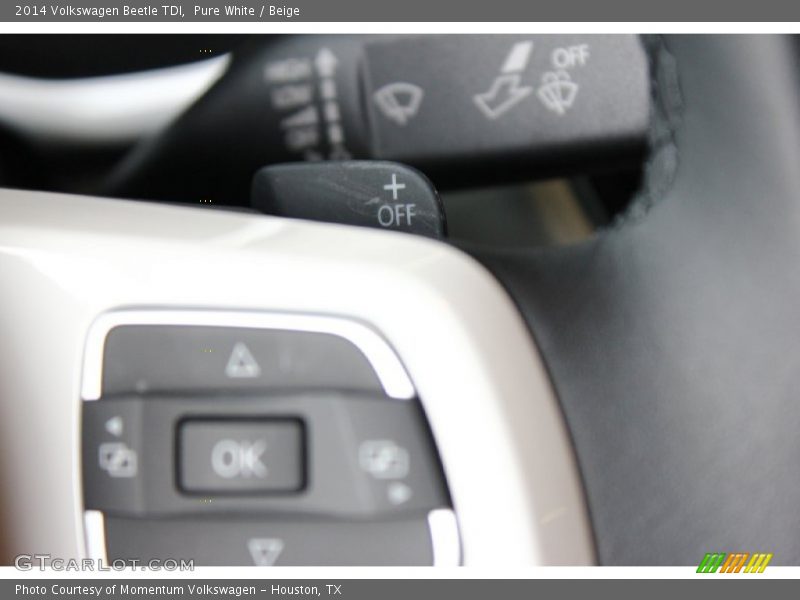 Pure White / Beige 2014 Volkswagen Beetle TDI