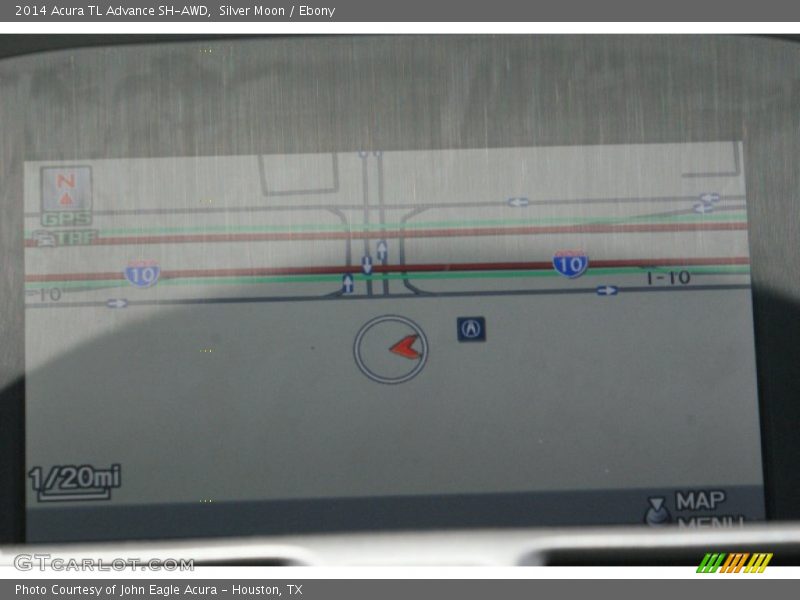 Silver Moon / Ebony 2014 Acura TL Advance SH-AWD