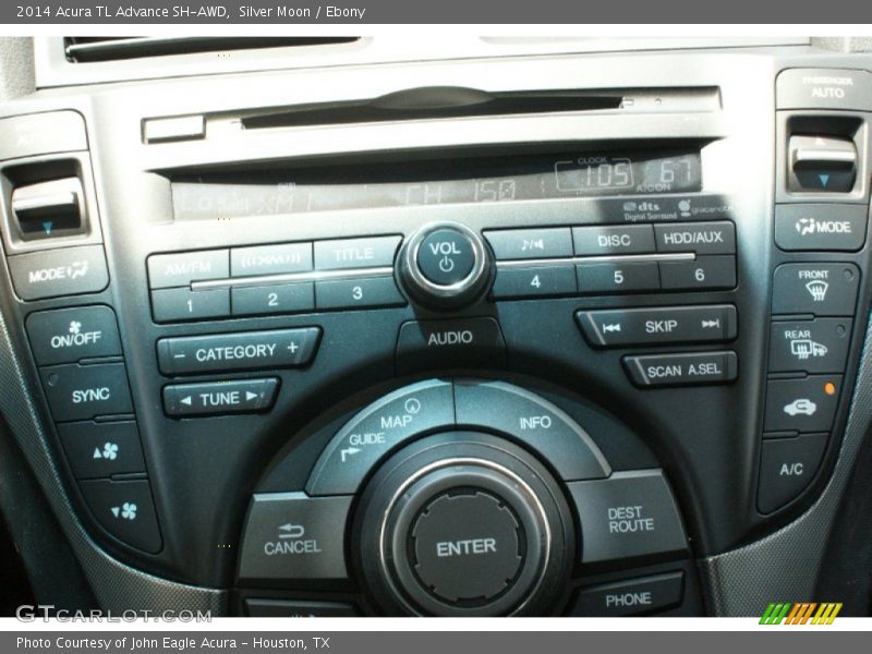 Silver Moon / Ebony 2014 Acura TL Advance SH-AWD