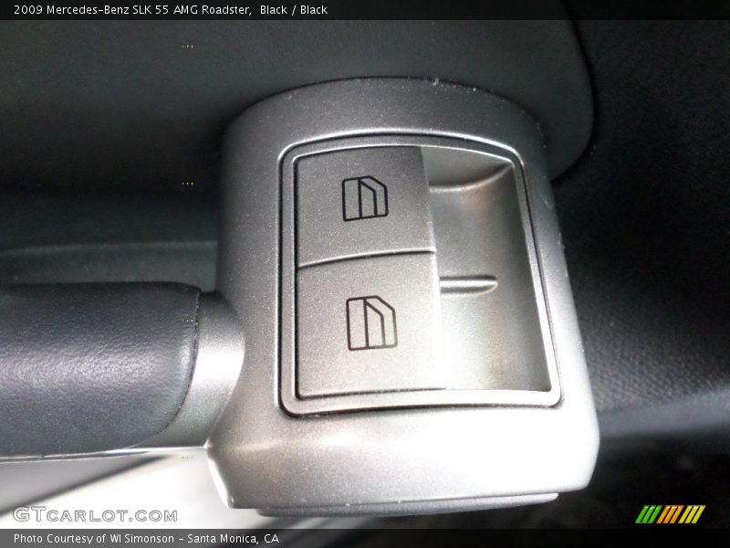 Black / Black 2009 Mercedes-Benz SLK 55 AMG Roadster