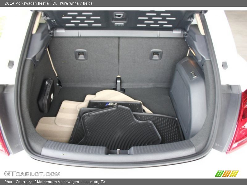 Pure White / Beige 2014 Volkswagen Beetle TDI