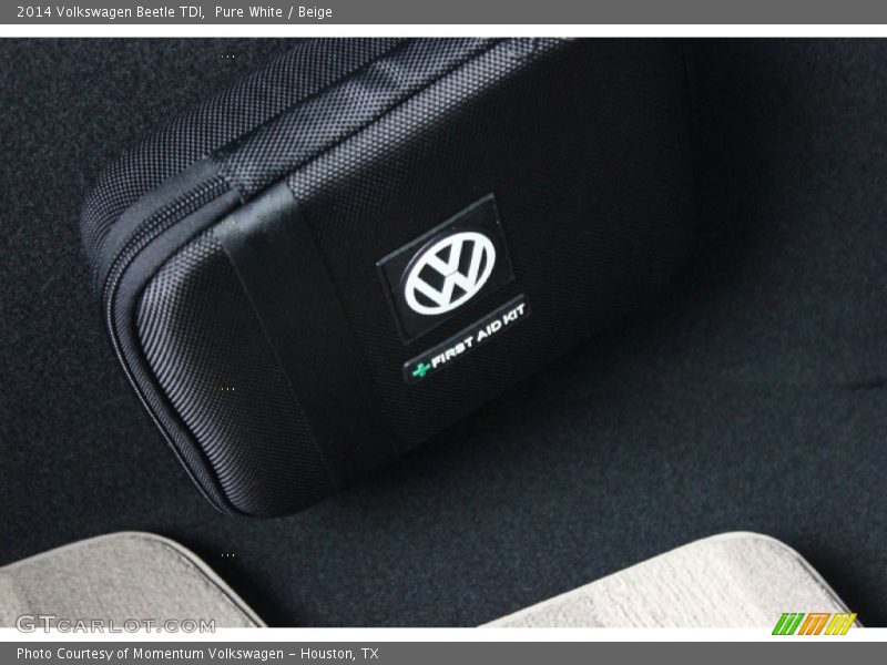 Pure White / Beige 2014 Volkswagen Beetle TDI