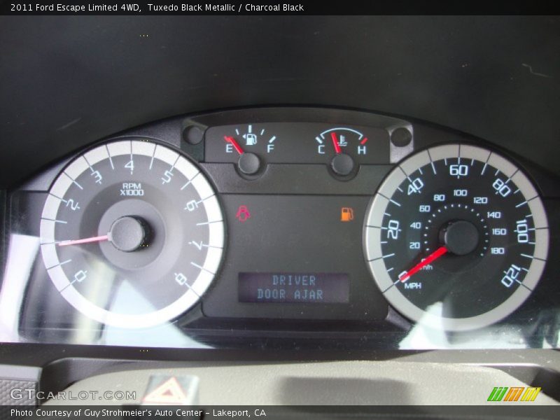Tuxedo Black Metallic / Charcoal Black 2011 Ford Escape Limited 4WD