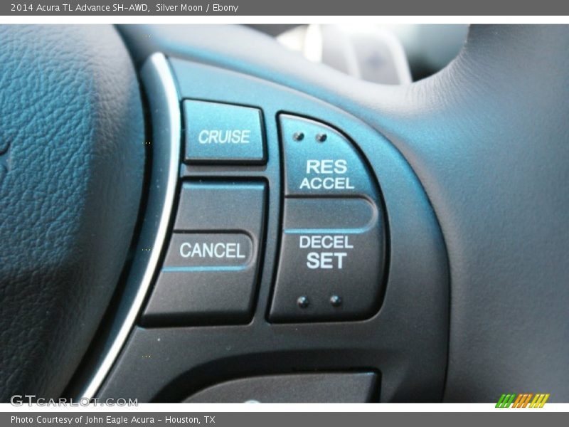 Silver Moon / Ebony 2014 Acura TL Advance SH-AWD