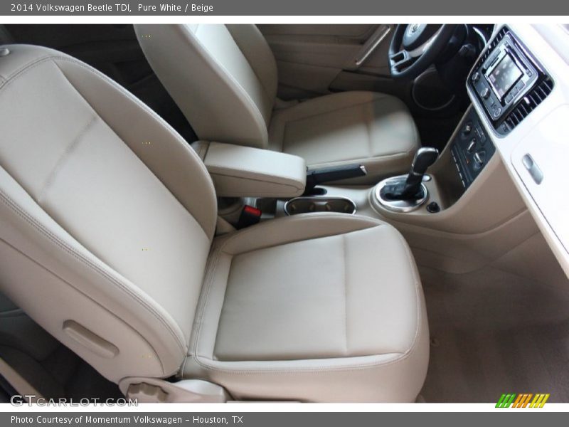 Pure White / Beige 2014 Volkswagen Beetle TDI
