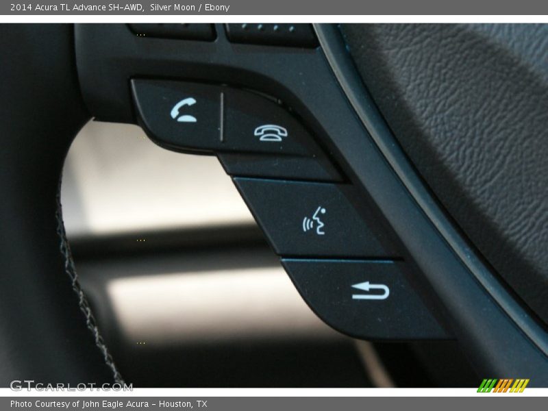 Silver Moon / Ebony 2014 Acura TL Advance SH-AWD