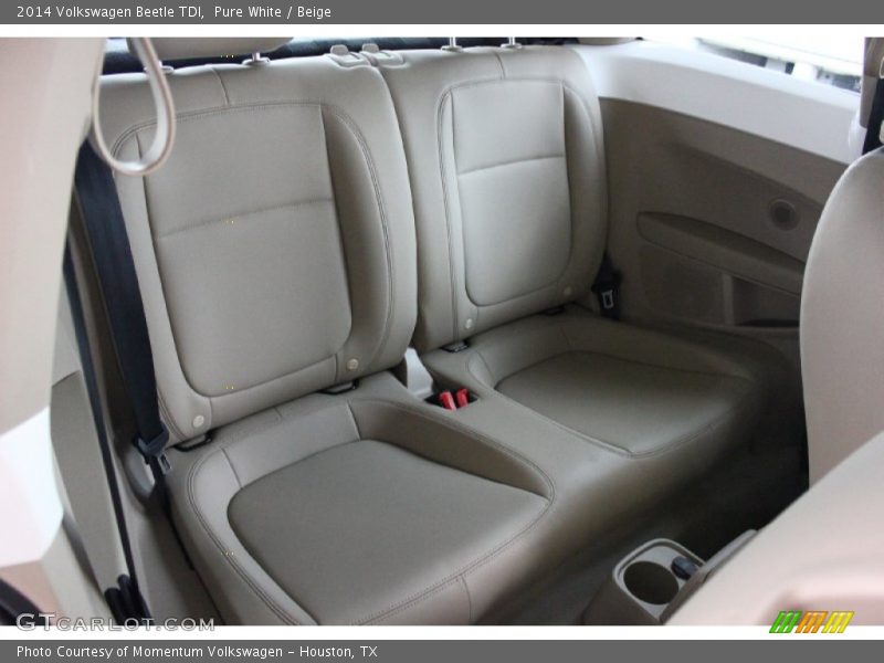 Pure White / Beige 2014 Volkswagen Beetle TDI