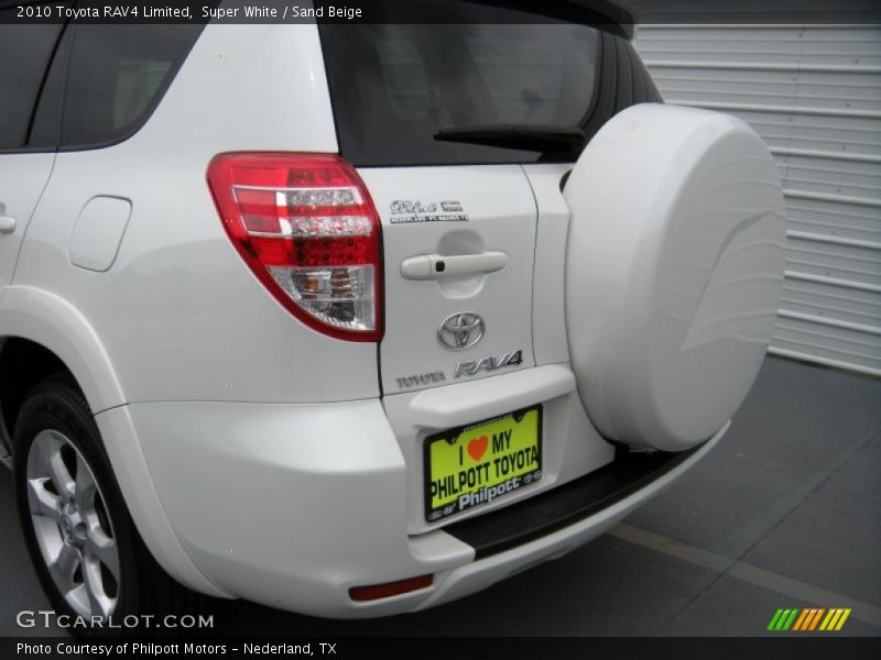 Super White / Sand Beige 2010 Toyota RAV4 Limited