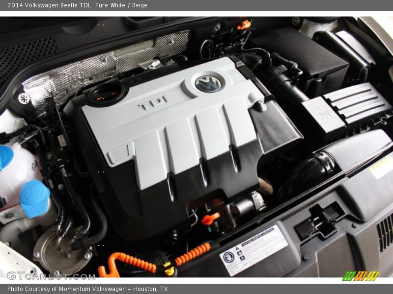 Pure White / Beige 2014 Volkswagen Beetle TDI