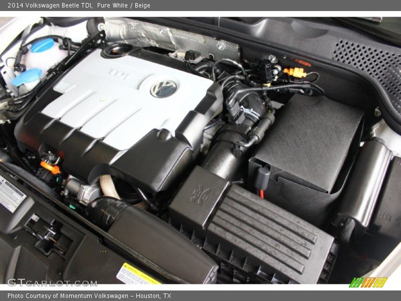 Pure White / Beige 2014 Volkswagen Beetle TDI