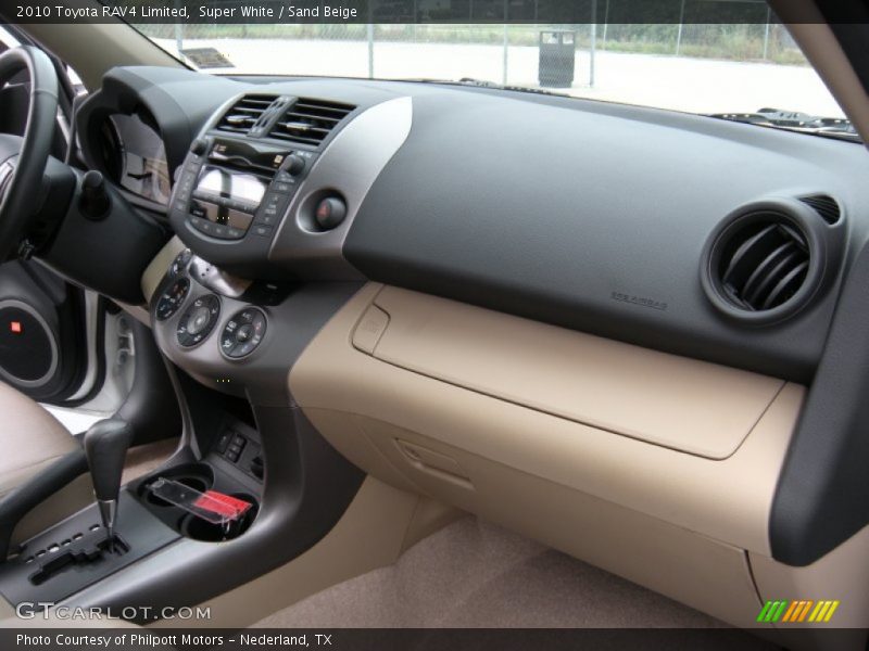 Super White / Sand Beige 2010 Toyota RAV4 Limited