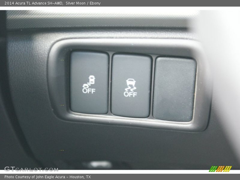 Silver Moon / Ebony 2014 Acura TL Advance SH-AWD