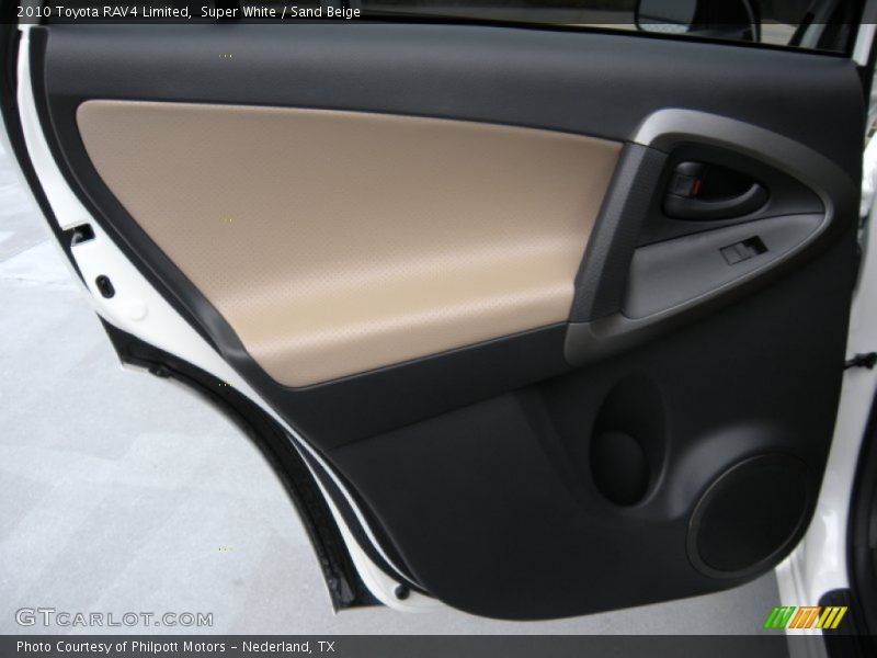 Super White / Sand Beige 2010 Toyota RAV4 Limited