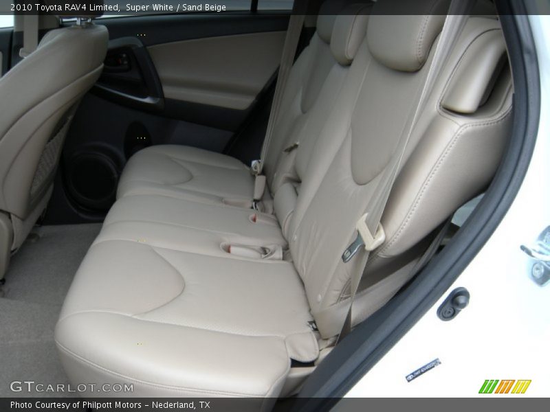 Super White / Sand Beige 2010 Toyota RAV4 Limited