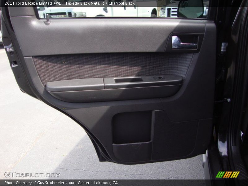 Tuxedo Black Metallic / Charcoal Black 2011 Ford Escape Limited 4WD