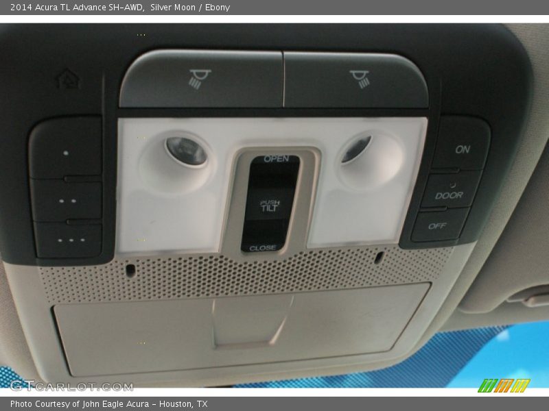 Silver Moon / Ebony 2014 Acura TL Advance SH-AWD